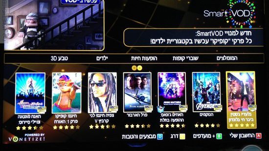SmartVOD – שירות ה- VOD של Samsung בנסיעת מבחן