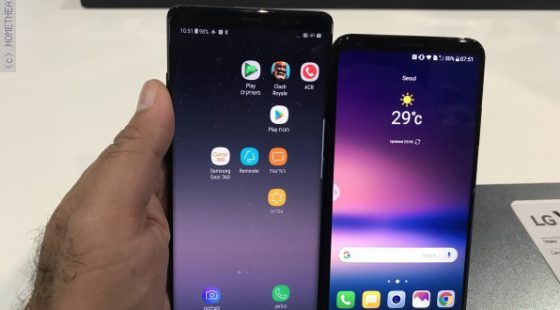 IFA 2017: הצצה ראשונה ל V30. מסך ומצלמות