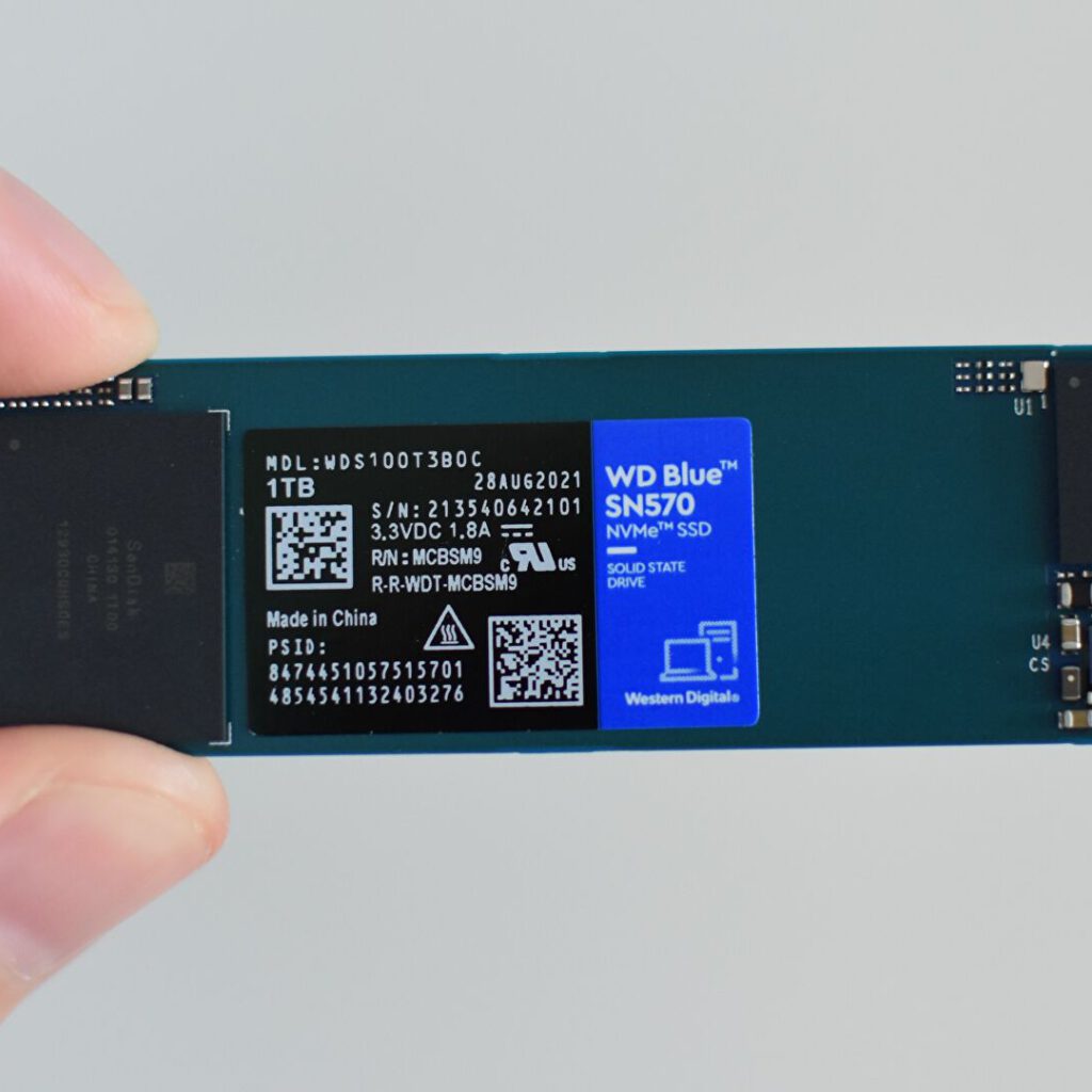 פרסומת: כונן SSD מדגם WD SN570