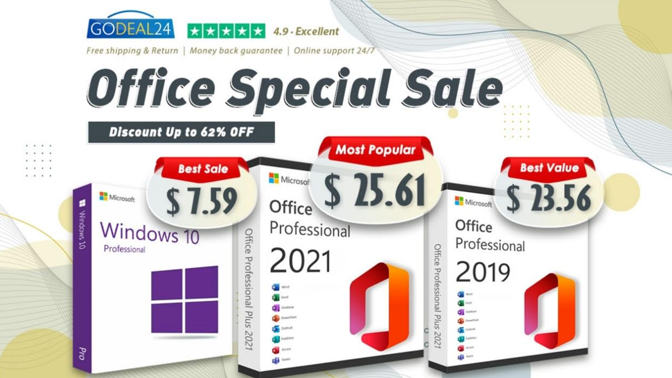 אתם מעדיפים Office 2021 או 2019? בכל מקרה המחיר הוא $25 בלבד