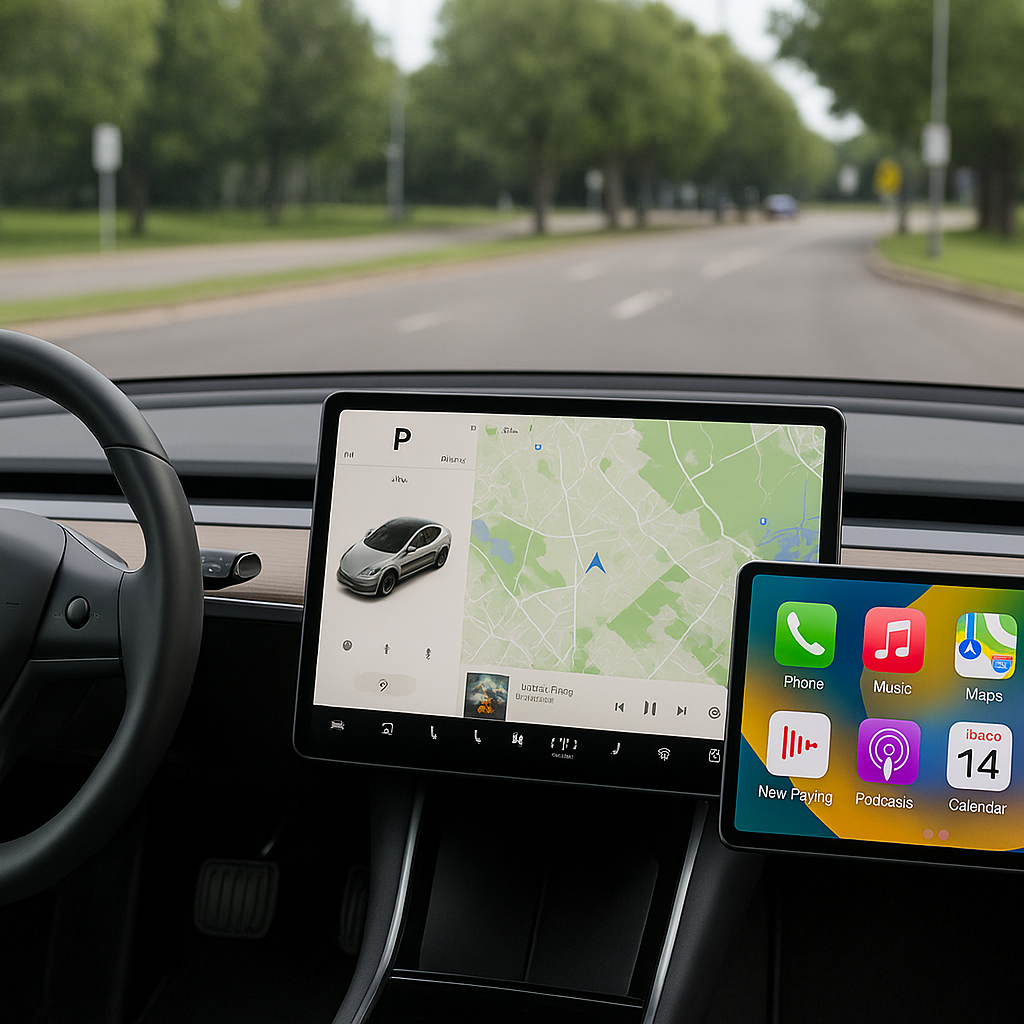 האם CarPlay של אפל בדרך ל-Tesla?