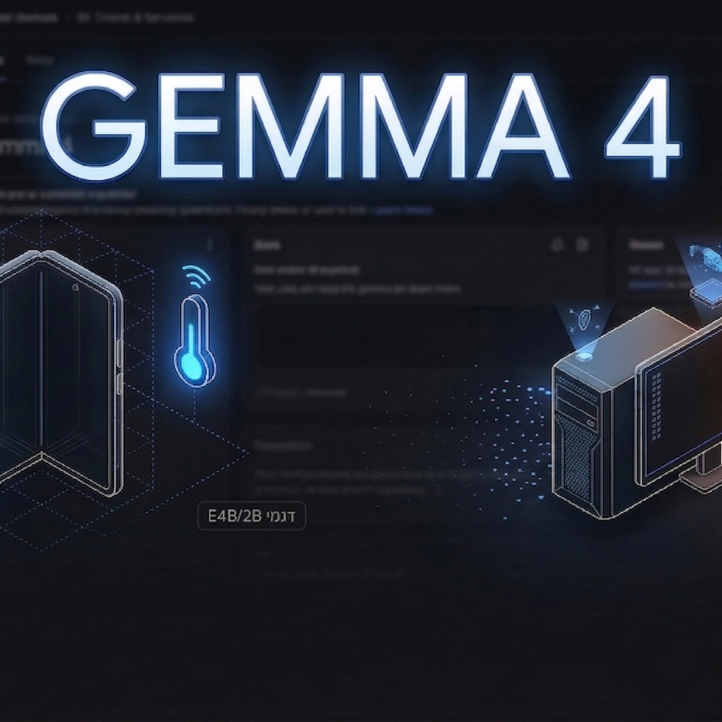 Gemma 4 – ה-AI יורד מהענן ישירות למכשיר שלכם