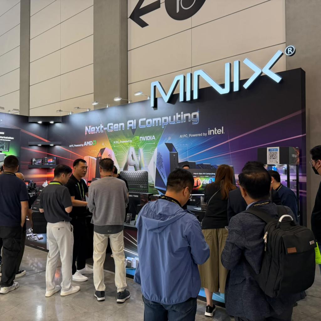 COMPUTEX 2026 | חברת Minix מציגה מיני-מחשבי AI ועמדות עבודה ניידות